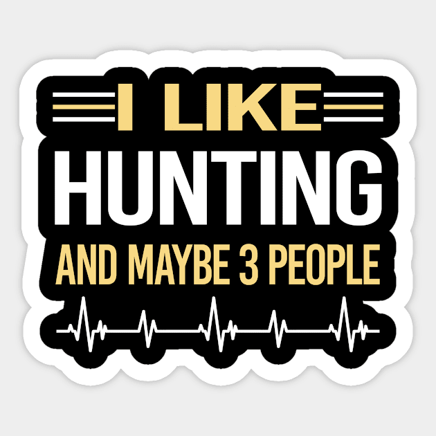 3 People Hunting Sticker by symptomovertake